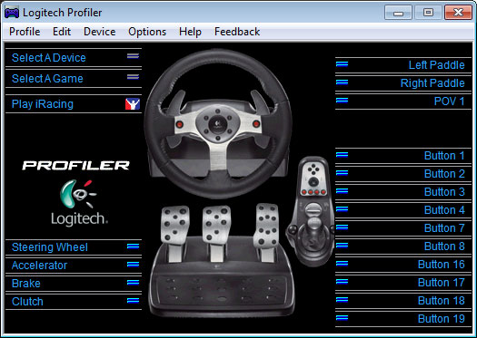 Драйверы на устройства ввода Logitech Racing Wheel USB