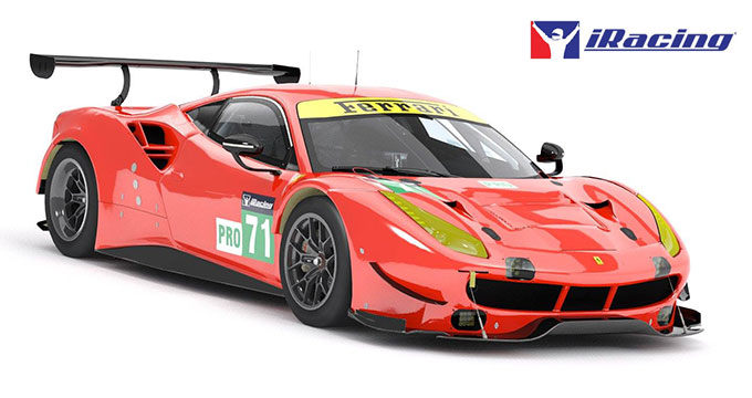 iRacing Ferrari 488 GTE
