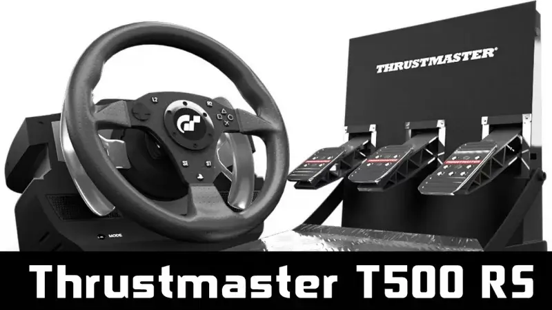 Гоночный руль Thrustmaster T500RS для Gran Turismo 5