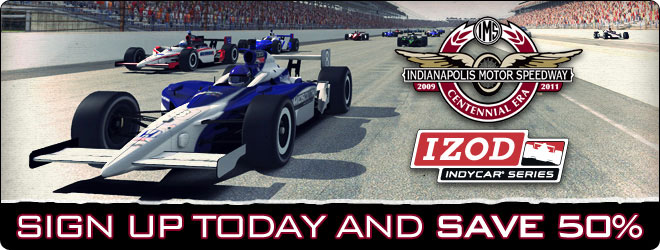 iRacing: промо-акция INDY 500 2010 iRacing: промо-акция INDY 500 2010